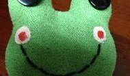 吃瓜青蛙玩偶